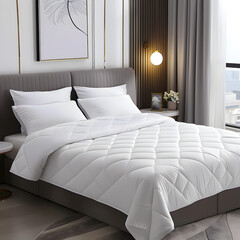 Showcase its waterproof, stain-resistant features for a peaceful night's sleep.