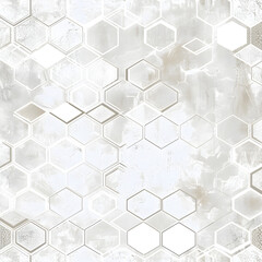 A faded honeycomb white line pattern with a soft appearance.