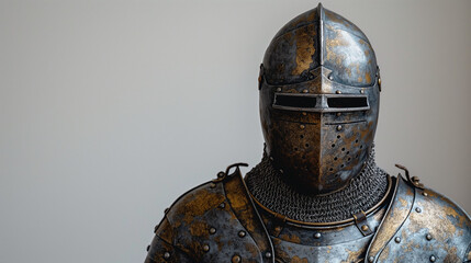 中世の騎士の鎧