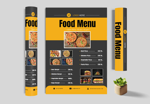 Food Menu Flyer Design