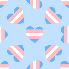 Pride Month seamless pattern.  Symbol of the LGBT community. Perfect for fabric, textile, wrapping paper, wallpaper and other print and design