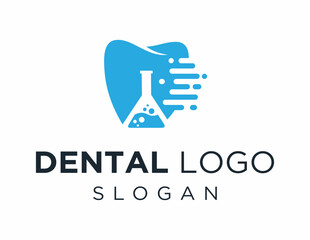 Fototapeta premium The logo design is about Dental and was created using the Corel Draw 2018 application with a white background.