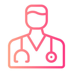 doctor gradient icon