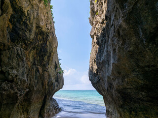 沖縄県本部町備瀬のワルミ