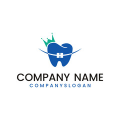 Teeth logo design, vector logo design, illustration  