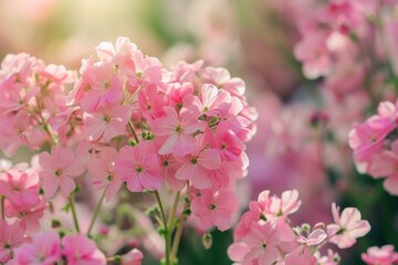 Captivating Beautiful pink flowers. Blossom delicate spring composition. Generate ai