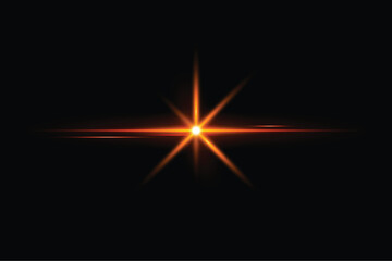 Transparent Vector Lens Light Collection With shining light glow and optical flare Effects. 