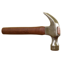 Claw Hammer isolated 3d rendered illustration