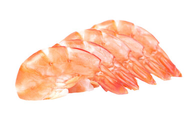 Shrimp isolated on white background