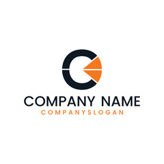 Letter-C logo design, vector logo design, illustration 