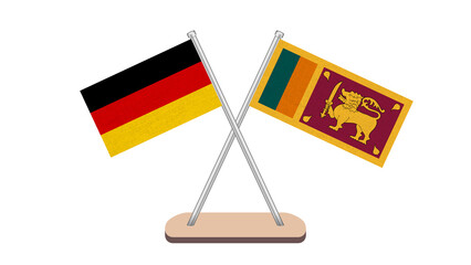 Germany Sri Lanka Flag