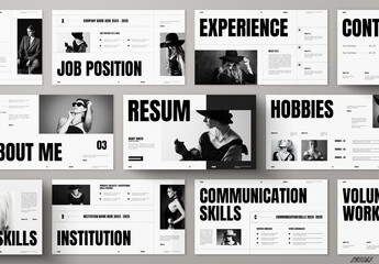 CV Resume Presentation Template