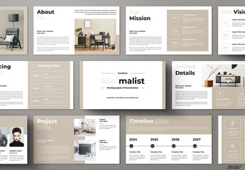 Creative Minimal Presentation Template