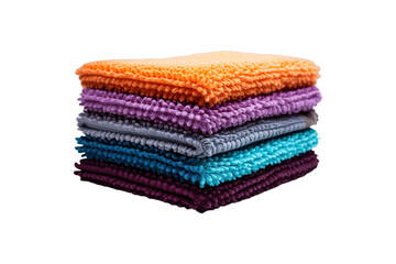 Colored Mats isolated on transparent background.