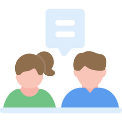 Fototapeta premium Talk Icon