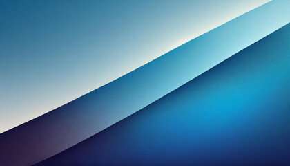 Grainy noisy blue wave gradient with empty space for text. Texture for decoration and design of templates, banners, backgrounds, wallpapers, posters. AI Generated