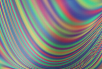 Light Silver, Gray vector template with bent lines.