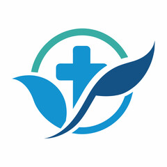 medical health logo Health consult icon vector art illustration