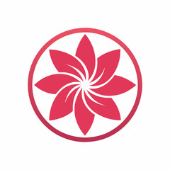 abstract flower logo