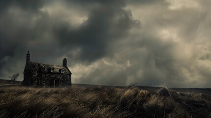 Wuthering Heights Quote - The Essence of Unconventional Love under a Stormy Sky