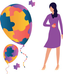 The girl is using mobile phone.