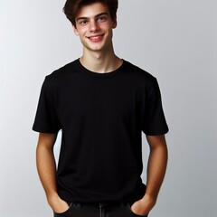 Fototapeta premium Blank cool tshirt mockup