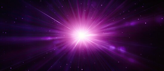 Deep purple colored background with a starburst effect providing ample copy space image opportunities - Powered by Adobe