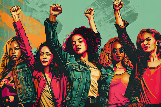 Mujeres empoderadas, orgullo femenino.
