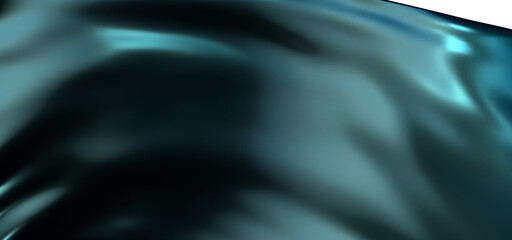 Wave of Tranquility: Abstract 3D Blue Wave Illustration for Serene Designs