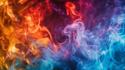 Fototapeta premium Colorful grudge flame background.