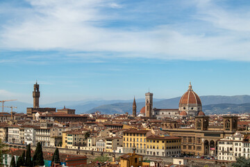 Obraz premium Firenze vista dal piazzale Michelangelo, Toscana