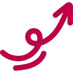 Obraz premium Abstract Doodle Arrow