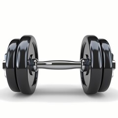 Weight Lifter icon, 3D render, white background, generative AI