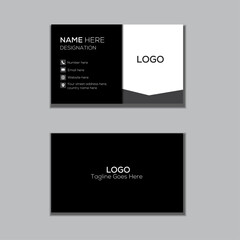 corporate creative business card design template