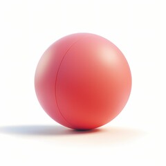 cute Ping Pong ball icon, 3D render, white background, generative AI