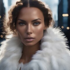 Women in Winter Fur Coats
