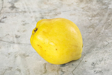 Ripe sweet organic quince fruit