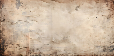 Fototapeta premium Old Newspaper paper grunge texture background