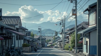 rural city photo of japan