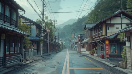 rural city photo of japan