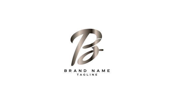TB, BT, Abstract initial monogram letter alphabet logo design