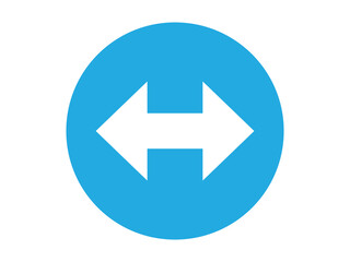 Right left icon button design illustration