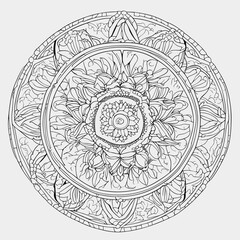 Obraz premium round ornament