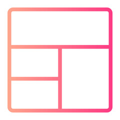 layout gradient icon