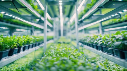 vertical farm, revolutionary concept of sustainable agriculture, essence of futuristic cultivation