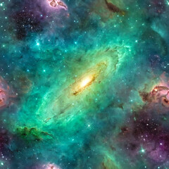 Fototapeta premium 4K Seamless Galaxy Texture
