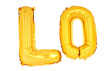 Golden word and number L0 isolate no white background.png © badi
