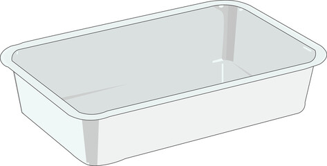 Plastic tray