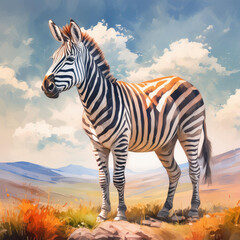 Zebra illustration