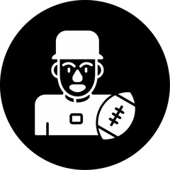 American Football Player Icon